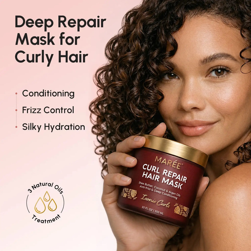 Locken-Reparatur-Haarmaske