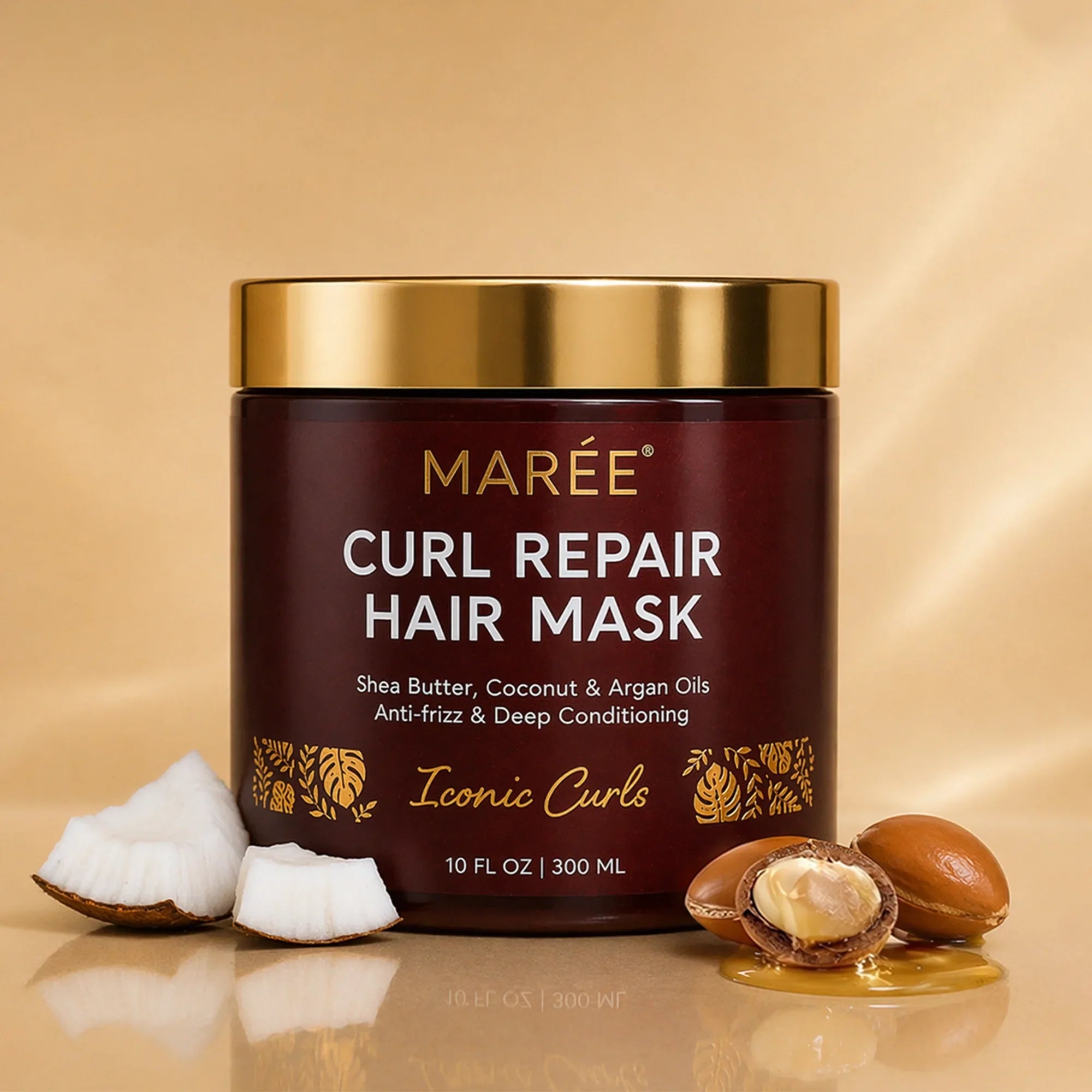 Locken-Reparatur-Haarmaske