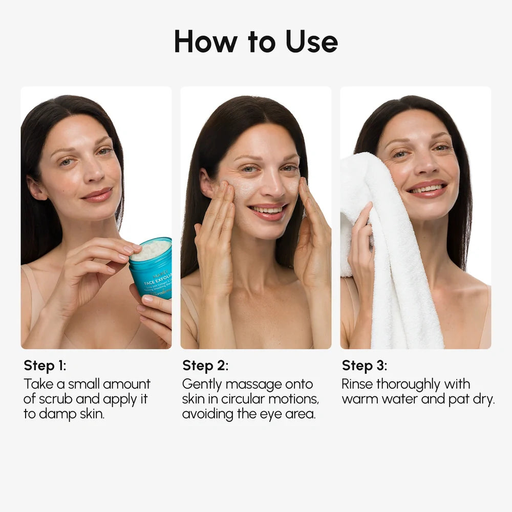 Gesichts-Peeling und -Exfoliator