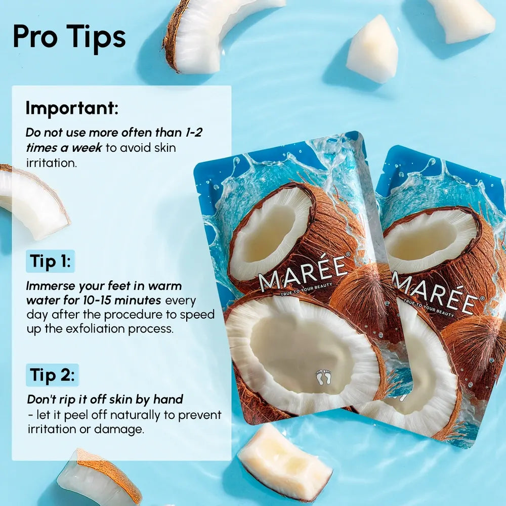 Peelende & Feuchtigkeitsspendende Fußmaske