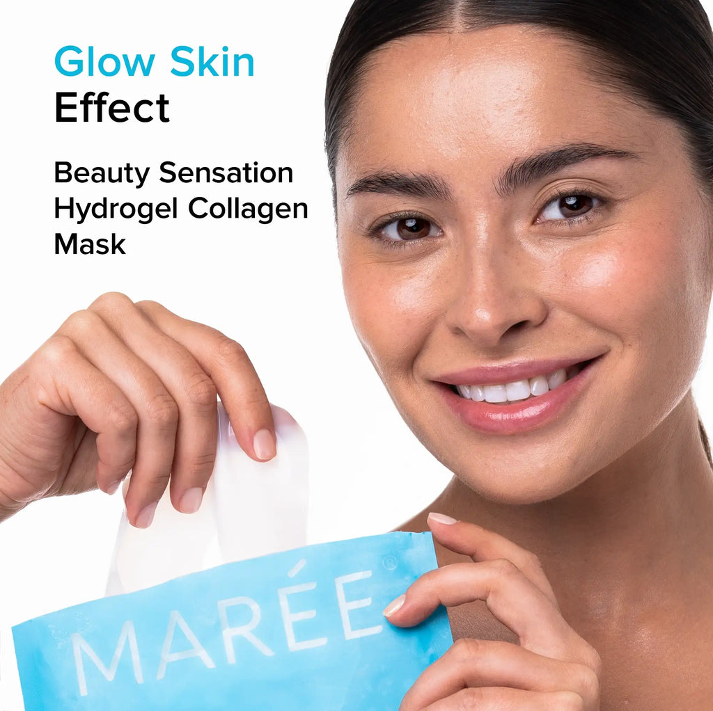 Hydrogel-Kollagen-Gesichtsmaske