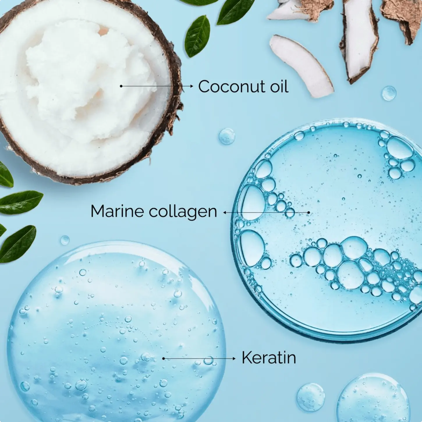 Keratin-Haarbehandlung