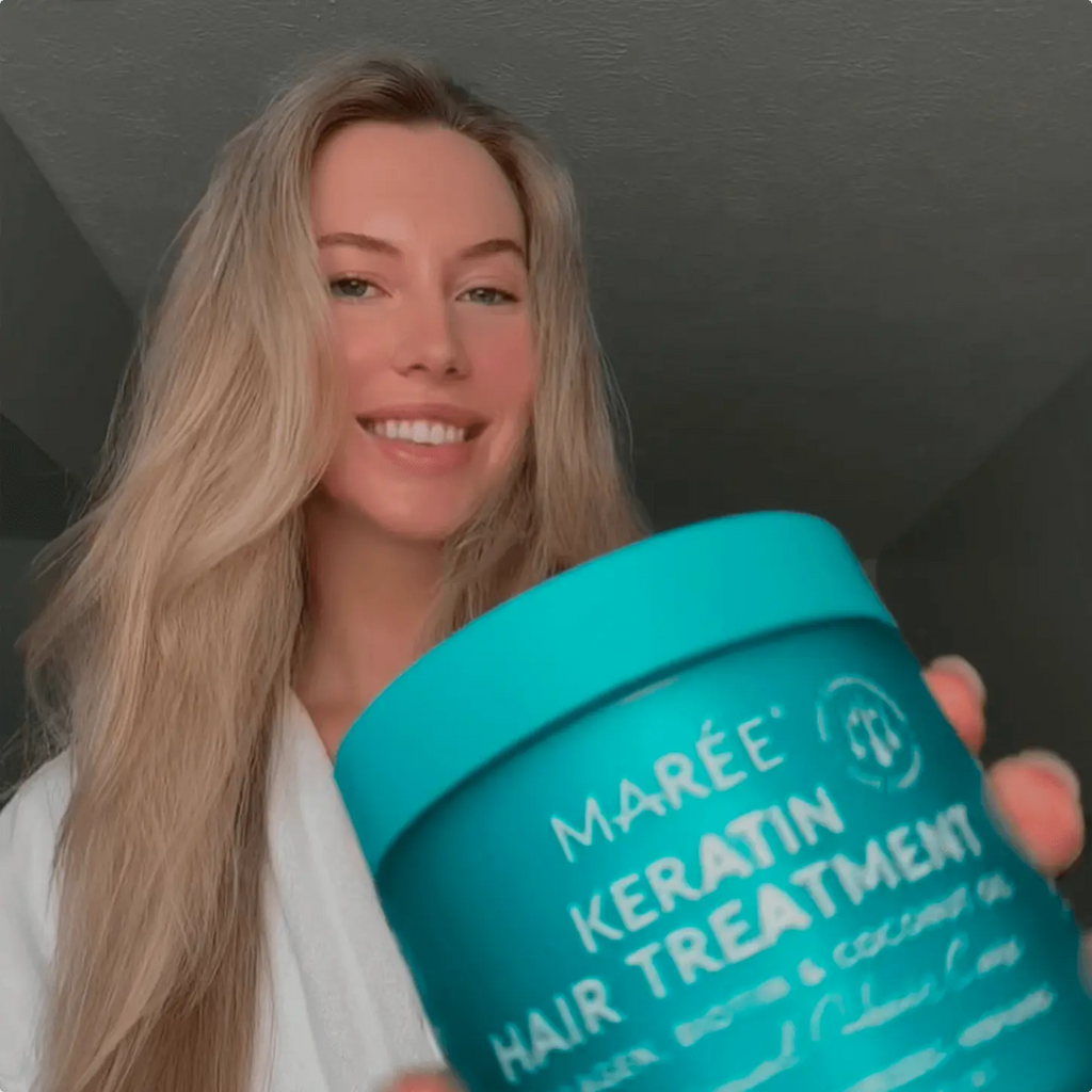 Keratin-Haarbehandlung
