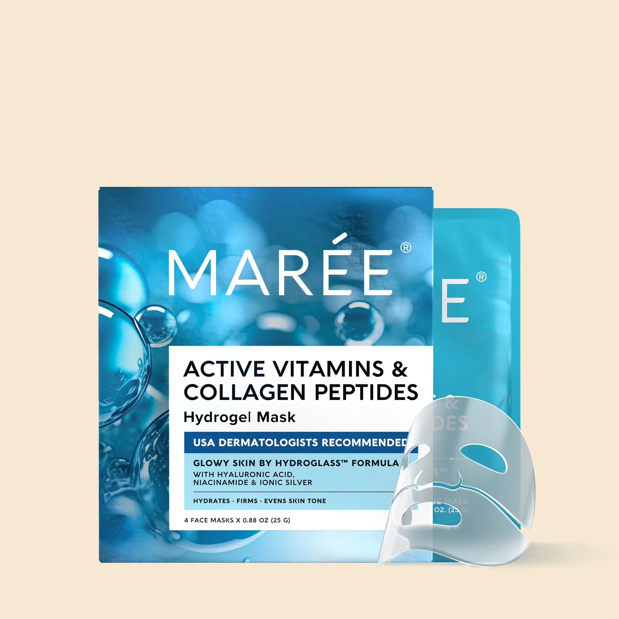 Hydrogel-Kollagen-Gesichtsmaske