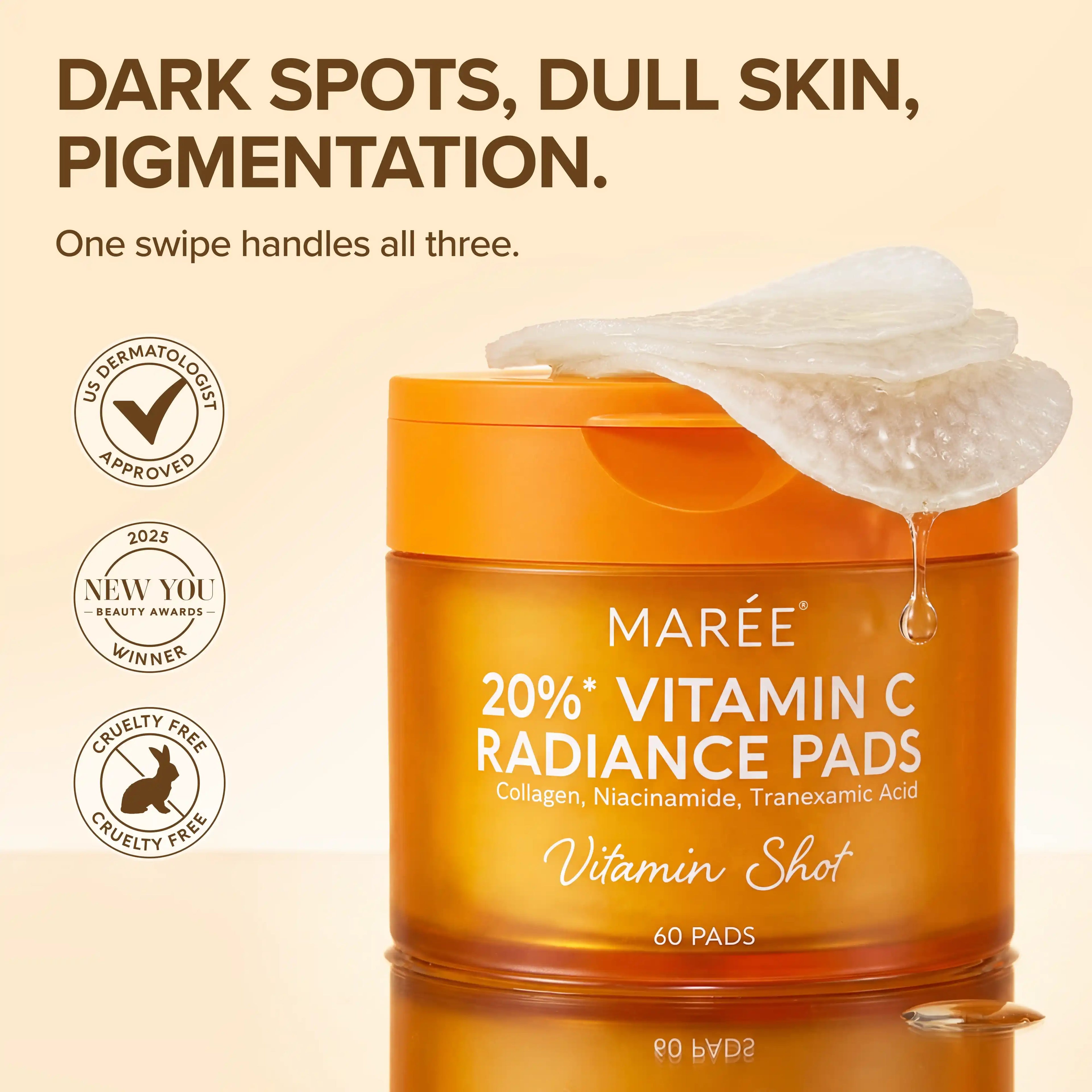 Vitamin C Leuchtkraft-Pads