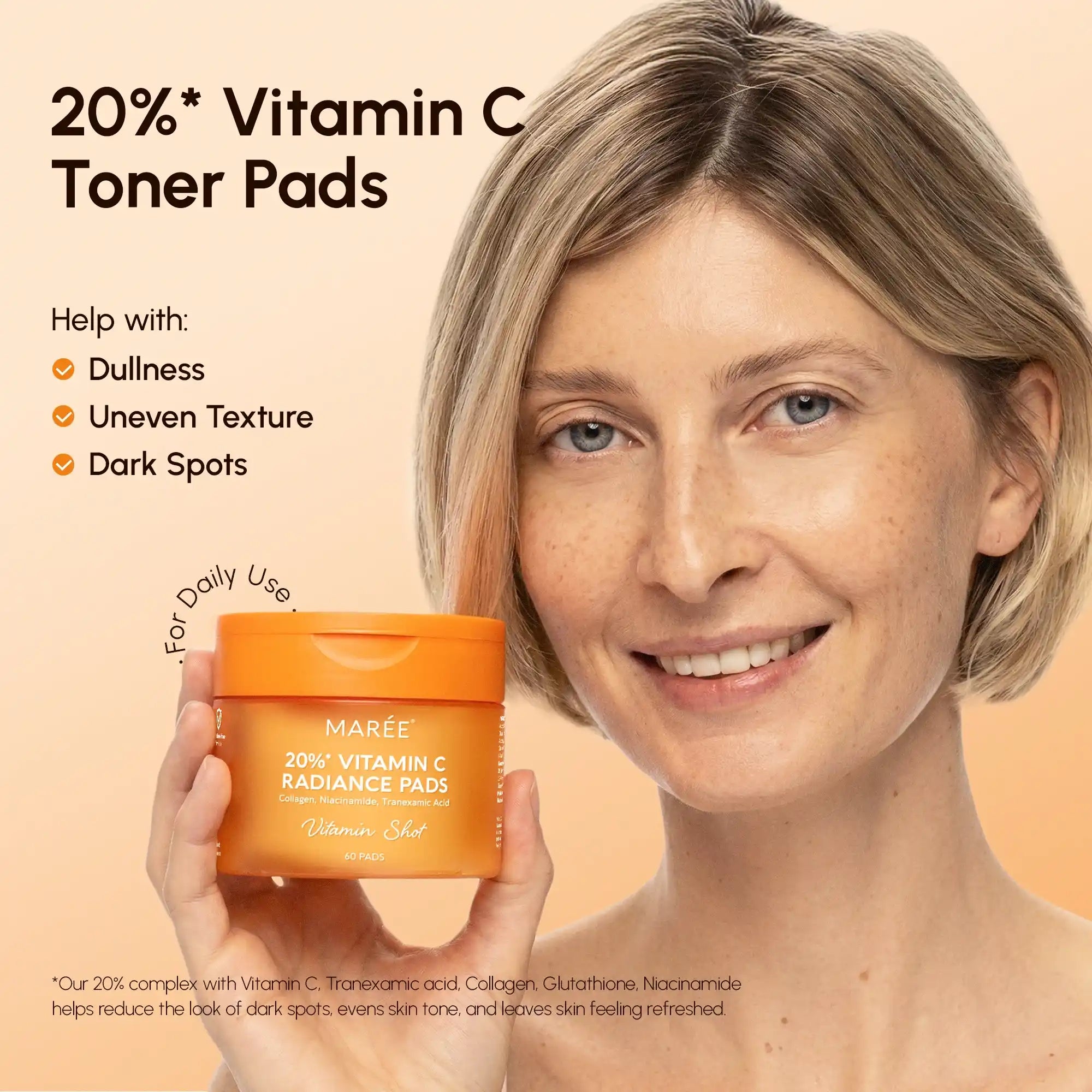 Vitamin C Leuchtkraft-Pads
