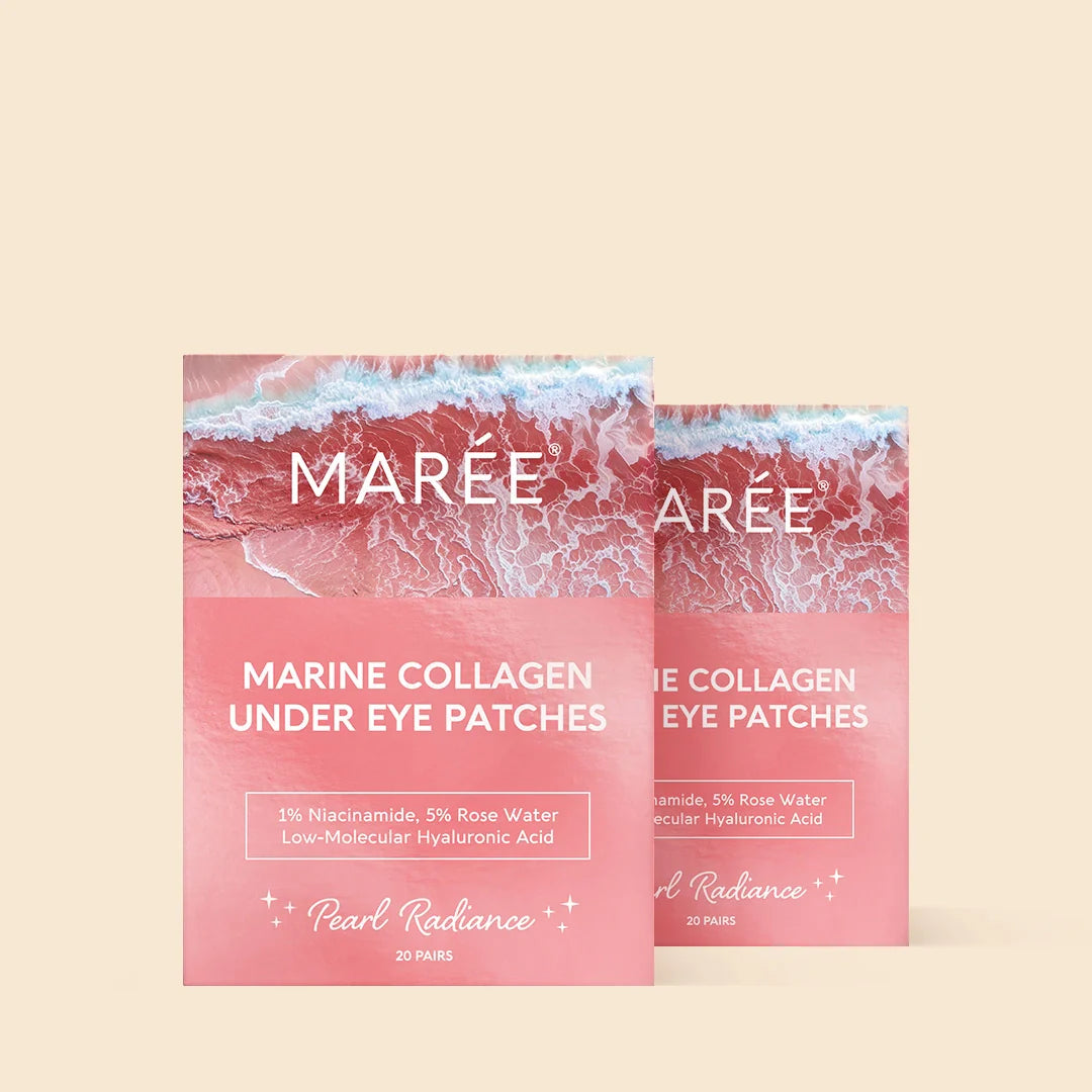 Pinke Augenpads für geschwollene Augen