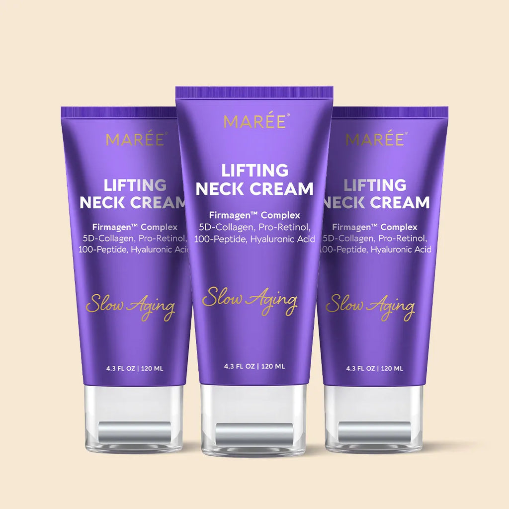 Pro-Retinol Halsstraffungscreme mit Massageapplikator